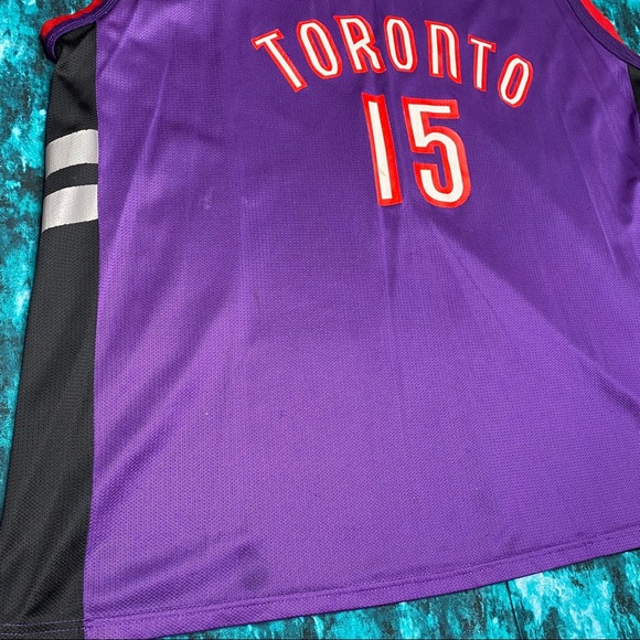 Vtg Vince Carter Jersey Champion Toronto Raptors - Picture 5 of 12